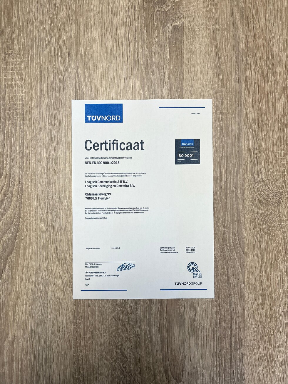Certificeringen