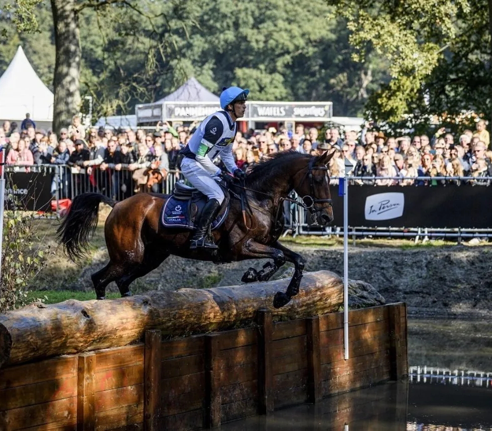 Military Boekelo Enschede paard in waterbak